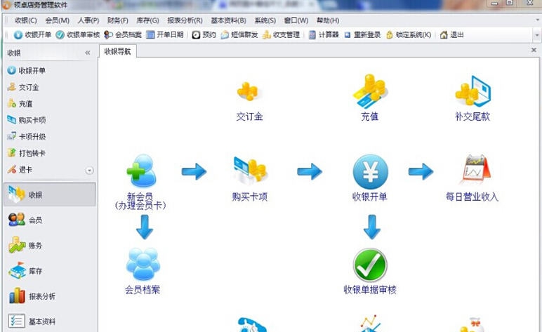 领卓美容美发管理软件 v8.4 领卓美容美发管理软件 v8.4