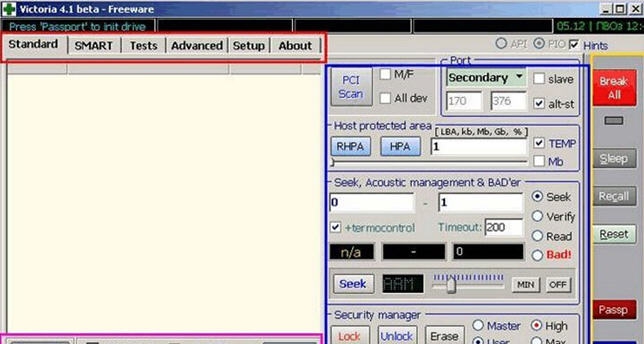 Victoria(硬盘检测工具) v5.32 Victoria(硬盘检测工具) v5.32