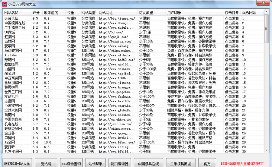 小江B2B网站大全 v1.6 小江B2B网站大全 v1.6