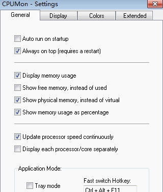 CPUMon v2.5