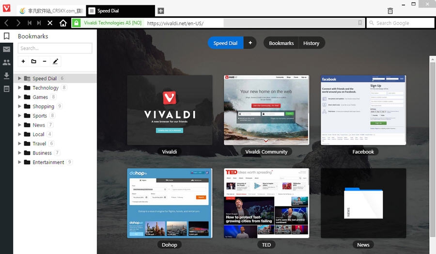 Vivaldi浏览器 Mac版 v3.0.1874.42 Vivaldi浏览器 Mac版 v3.0.1874.42