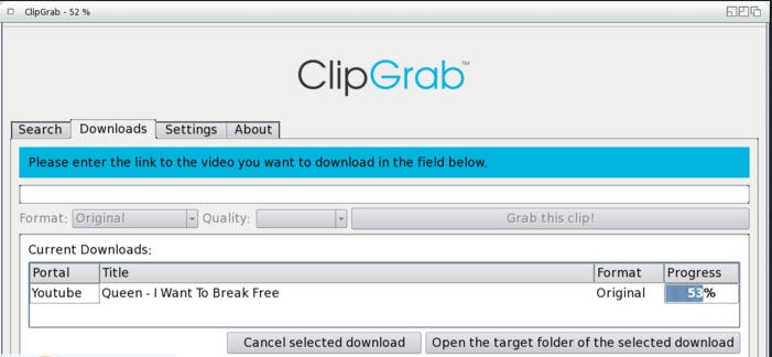 ClipGrab v3.8.18 ClipGrab v3.8.18