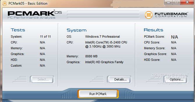 PCMark05 v1.2.7