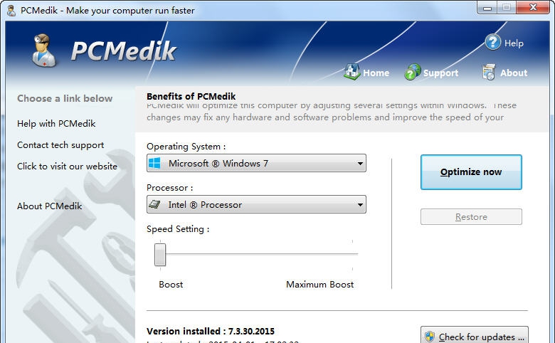 PCMedik(电脑优化软件) v7.3.30.2019 PCMedik(电脑优化软件) v7.3.30.2019