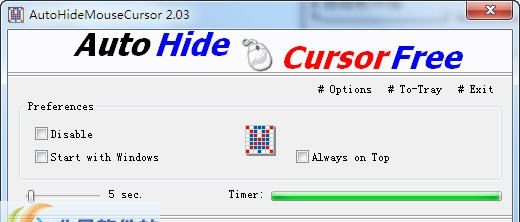 AutoHideMouseCursor(自动隐藏鼠标光标) v3.62 AutoHideMouseCursor(自动隐藏鼠标光标) v3.62