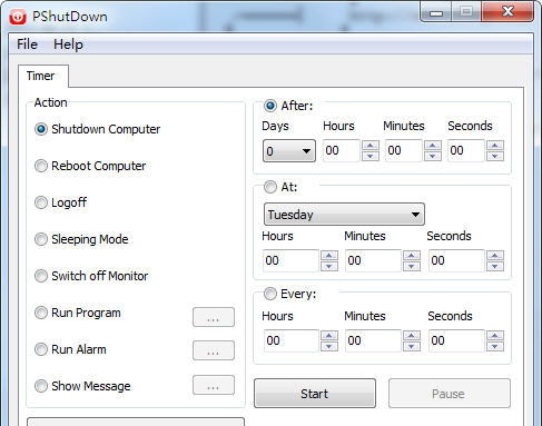 PShutDown(定时关机) v1.2.10 PShutDown(定时关机) v1.2.10