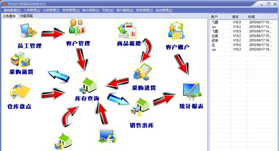 序铭服装销售管理软件 v19.9 序铭服装销售管理软件 v19.9
