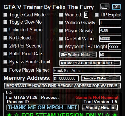 GTA5单人线上修改器 PCv1.12 GTA5单人线上修改器 PCv1.12