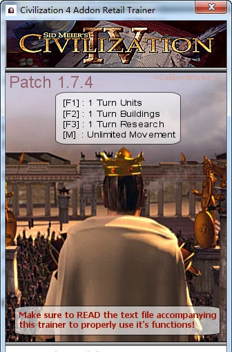 文明4四项作弊器 v1.4 文明4四项作弊器 v1.4