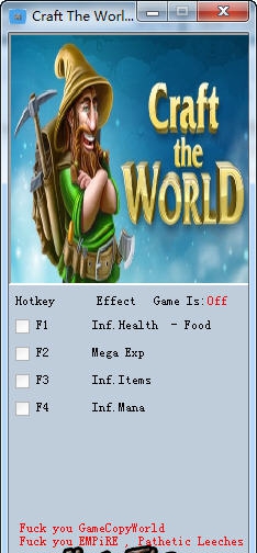 打造世界五项修改器 v1.6 打造世界五项修改器 v1.6