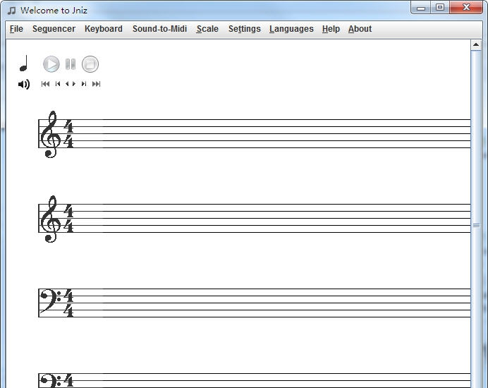 welcome to jniz(画五线谱软件) v2.12