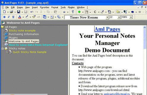 AML Pages v9.8