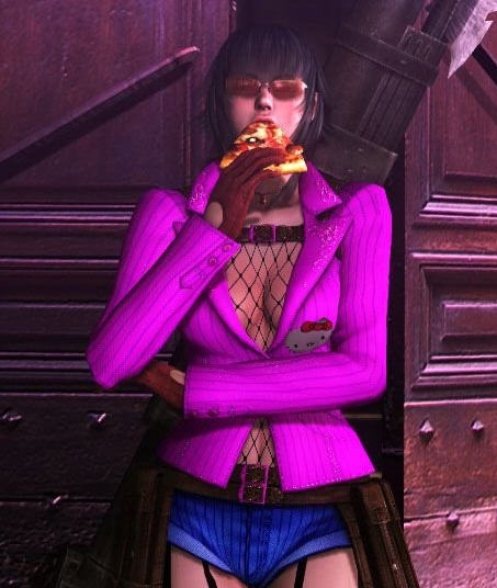 鬼泣4特别版蕾蒂EX服装黑色网袜MOD v3.7 鬼泣4特别版蕾蒂EX服装黑色网袜MOD v3.7