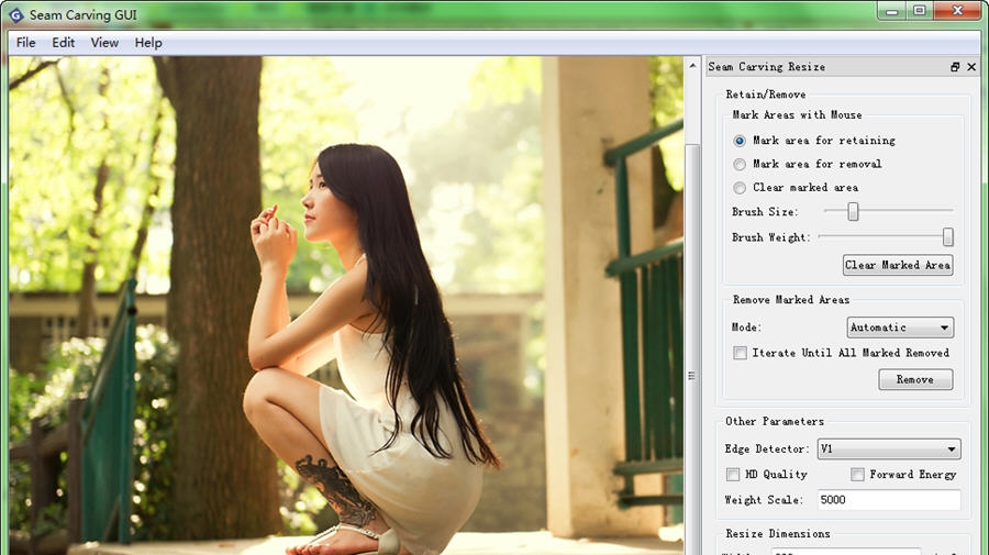 Seam Carving GUI v1.18 Seam Carving GUI v1.18