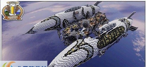 我的世界星之闪光号飞艇存档 v1.7 我的世界星之闪光号飞艇存档 v1.7