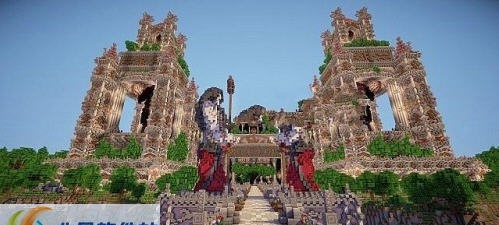 我的世界无尽夏日宫殿地图存档 v1.7 我的世界无尽夏日宫殿地图存档 v1.7