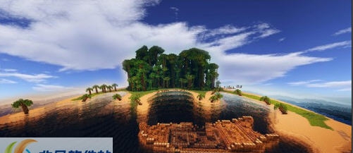 我的世界鲁宾逊漂流小岛地图存档 v1.6 我的世界鲁宾逊漂流小岛地图存档 v1.6