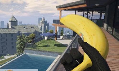 GTA5大香蕉手枪MOD v1.4 GTA5大香蕉手枪MOD v1.4