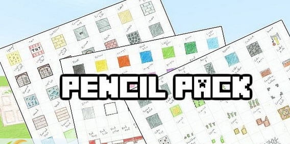 我的世界铅笔画材质包 v1.7 我的世界铅笔画材质包 v1.7