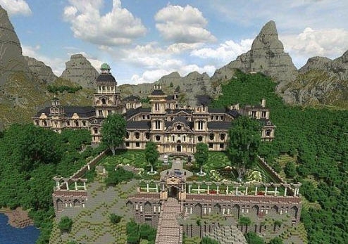我的世界皇家园林宫殿地图存档 v1.8 我的世界皇家园林宫殿地图存档 v1.8