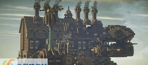 我的世界哈伯特蒸汽朋克工厂地图存档 v1.6