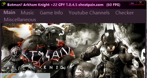 蝙蝠侠阿甘骑士二十二项修改器 v1.5 蝙蝠侠阿甘骑士二十二项修改器 v1.5