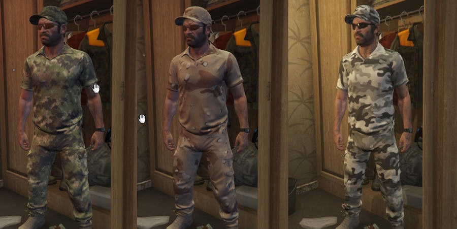 gta5军用迷彩服MOD v1.7 gta5军用迷彩服MOD v1.7