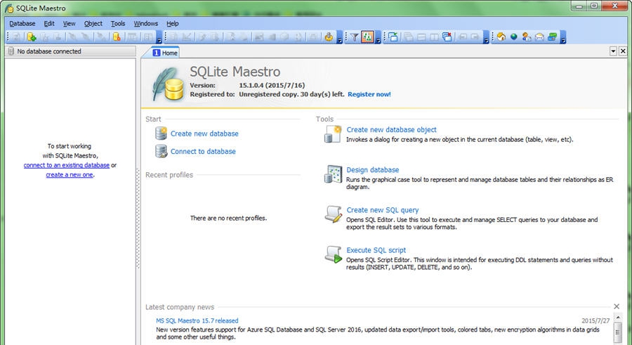 SQLite Maestro v15.6 SQLite Maestro v15.6