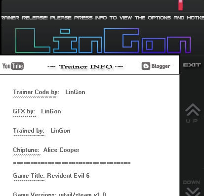 生化危机6十五项修改器 v3.4 生化危机6十五项修改器 v3.4