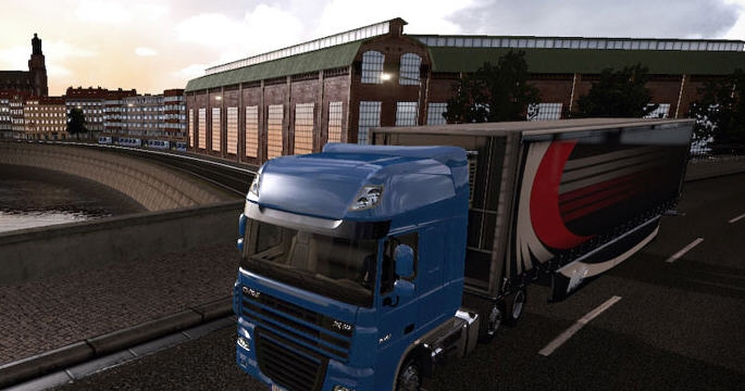 欧洲卡车模拟2杜蒙AI交通车MOD v2.3