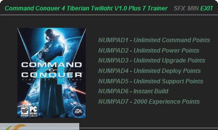 命令与征服4七项属性修改器 v2.5 命令与征服4七项属性修改器 v2.5