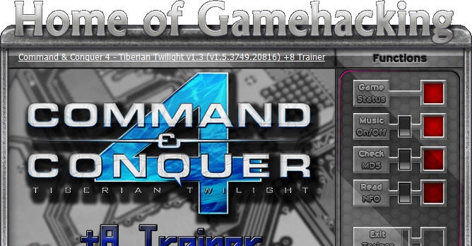 命令与征服4八项属性修改器 v2.5 命令与征服4八项属性修改器 v2.5