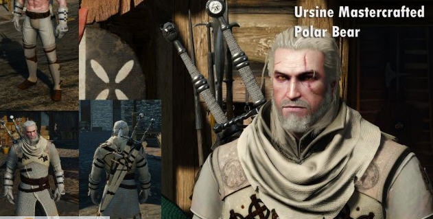 巫师3白色熊套装MOD v2.5 巫师3白色熊套装MOD v2.5