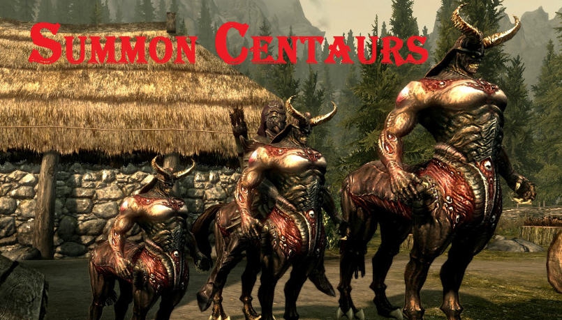 上古卷轴5半人马坐骑和随从MOD v2.6