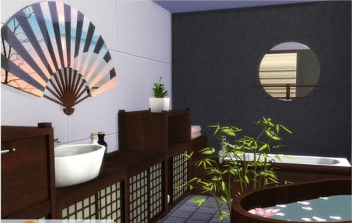 模拟人生4和风浴室MOD v2.4 模拟人生4和风浴室MOD v2.4