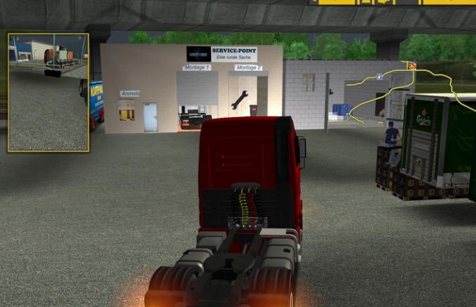 欧洲卡车模拟2真实加油站MOD v2.5 欧洲卡车模拟2真实加油站MOD v2.5