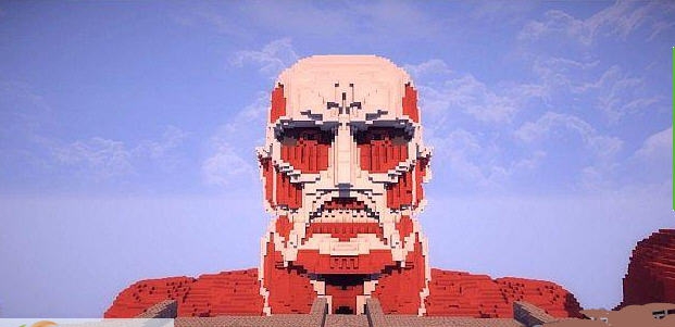 我的世界进击的巨人地图 v2.8 我的世界进击的巨人地图 v2.8