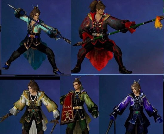 真三国无双7郭嘉八色服装MOD v2.5 真三国无双7郭嘉八色服装MOD v2.5