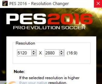 实况足球2016游戏高分辨率选择工具 v2.6 实况足球2016游戏高分辨率选择工具 v2.6