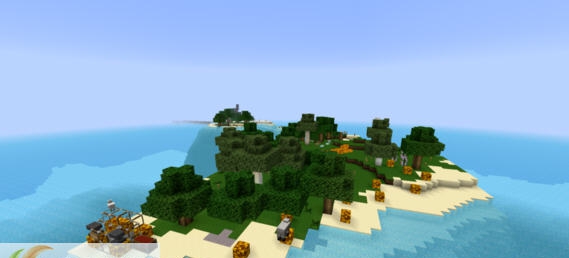我的世界霸占孤岛地图存档 v2.5 我的世界霸占孤岛地图存档 v2.5