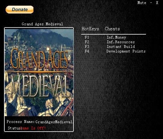 伟大时代中世纪四项修改器 v2.7 伟大时代中世纪四项修改器 v2.7