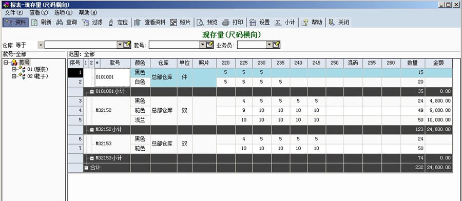 中易服装鞋业进销存管理系统 v1.2 中易服装鞋业进销存管理系统 v1.2