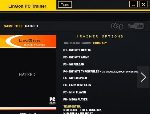 仇恨十项修改器 v2.6 仇恨十项修改器 v2.6