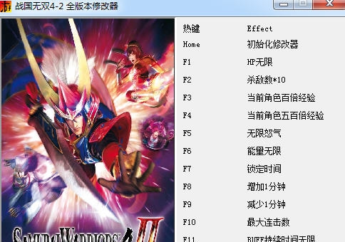 战国无双4-2十六项修改器 v3.6 战国无双4-2十六项修改器 v3.6