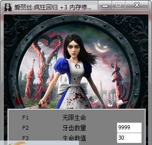 爱丽丝疯狂回归三项内存修改器 v3.5