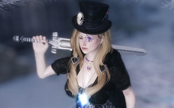 上古卷轴5天际独立随从金发女战士MOD v2.5 上古卷轴5天际独立随从金发女战士MOD v2.5