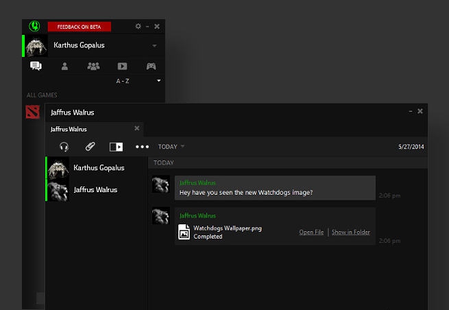 Razer Comms(雷蛇即时通讯聊天工具) v5.18 Razer Comms(雷蛇即时通讯聊天工具) v5.18