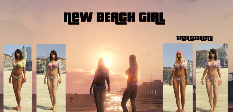 GTA5新版沙滩女郎MOD v2.10 GTA5新版沙滩女郎MOD v2.10