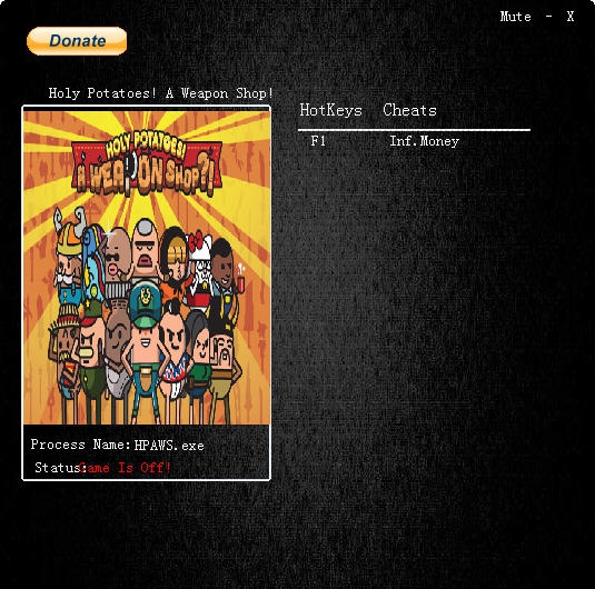 神圣土豆武器店修改器 v2.6 神圣土豆武器店修改器 v2.6