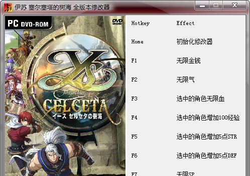 伊苏塞尔塞塔的树海七项修改器 v3.8 伊苏塞尔塞塔的树海七项修改器 v3.8